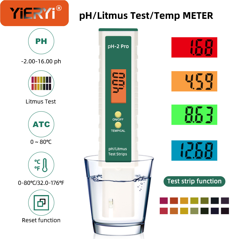 Pool Test Kit Digital - Yieryi Digitale PH Meter met LCD