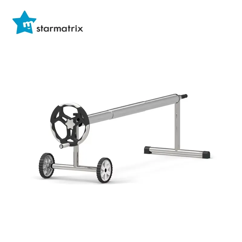 Pool Cover Reel Above Ground - STARMATRIX Inground Zwembad Afdekrolsystemen Bovengrondse Zwembad