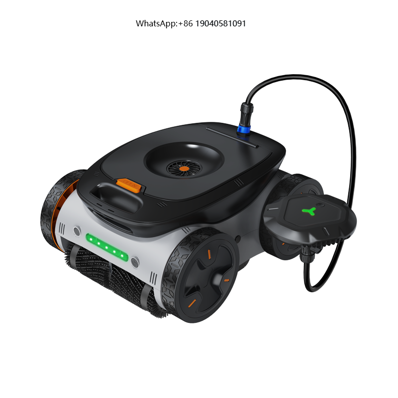 Pool Robot Cleaner Cordless - Professionele, draadloze, automatische zwembadreinigingsrobot met stofzuigfunctie