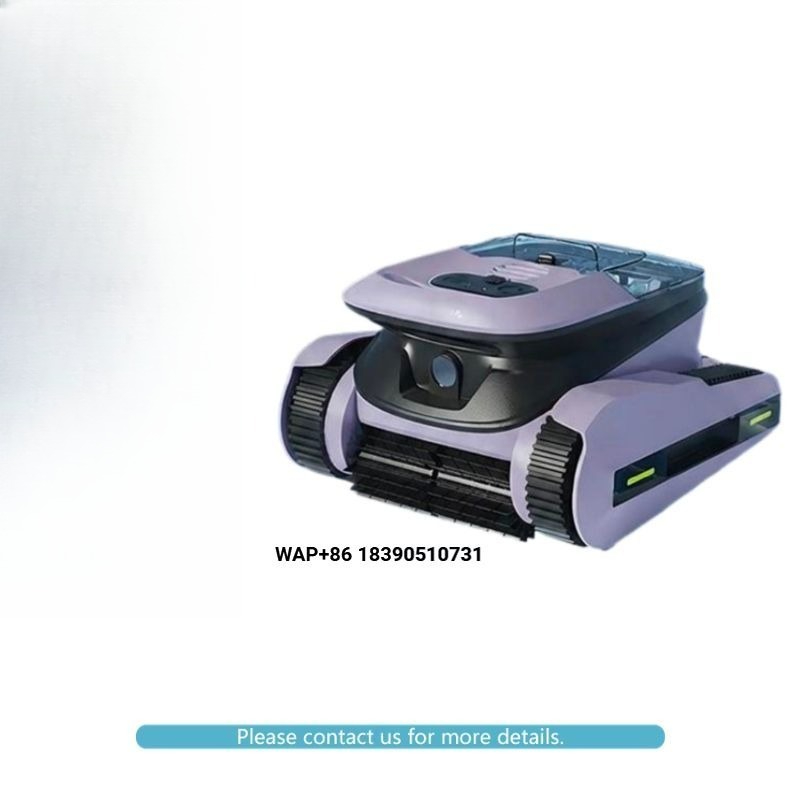 Robotic Pool Cleaner Wall Climbing - Slimme zwembadstofzuigerrobot, volautomatische onderwaterzandverwijderaar met wandklimfunctie,