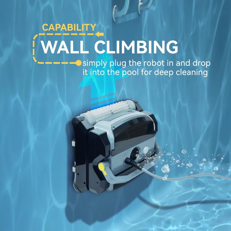 Pool Cleaner Robot With App - Draadloze robotische zwembadreiniger met Bluetooth-app-bediening -
