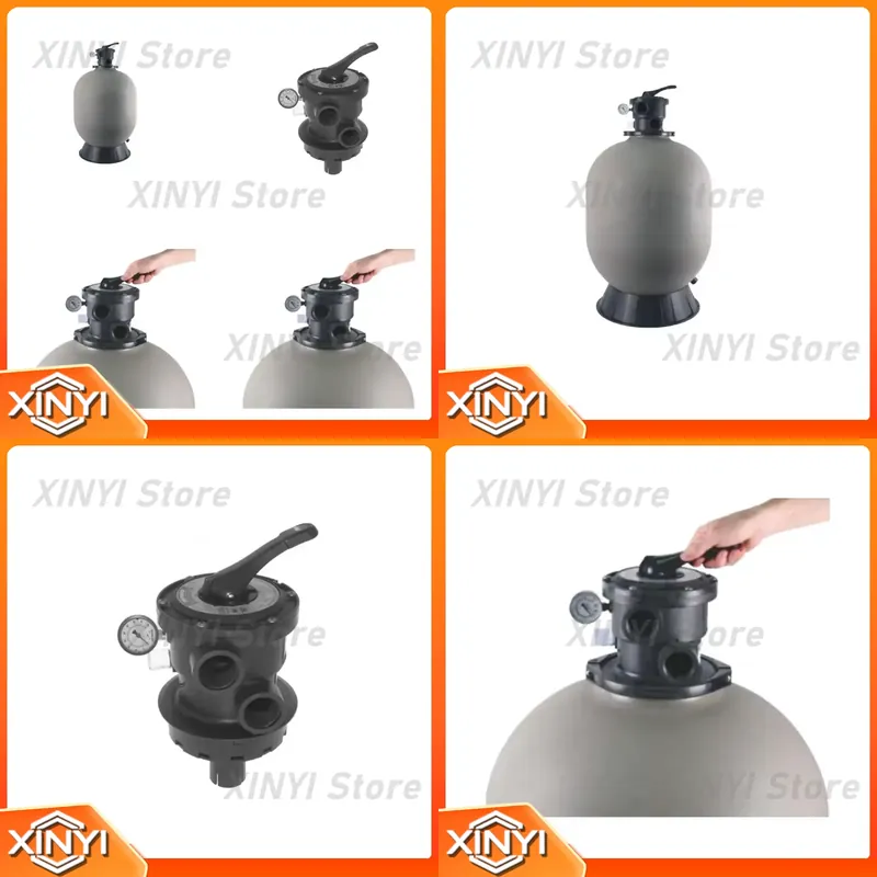 Pool Sand Filter 24 Inch - 24 inch bovenmontage zandfilter, kunststof zwembadwaterfiltratiesysteem