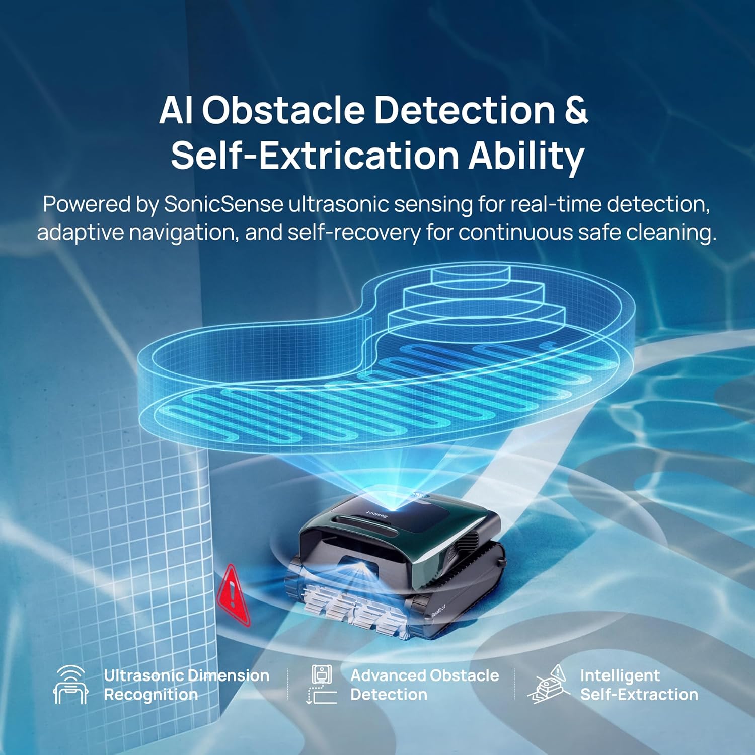 Pool Cleaner Robot With App - Slimme zwembadrobotreiniger Beatbot AquaSense 2 Pro