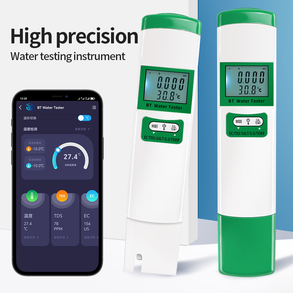 Pool Test Kit Digital - Bluetooth Wifi 5 In 1 Ph