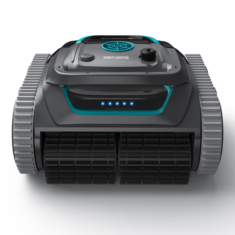 Pool Cleaner Robot With App - Robot Zwembadreiniger Draadloze APP-bediening Oplaadbare lithiumbatterij