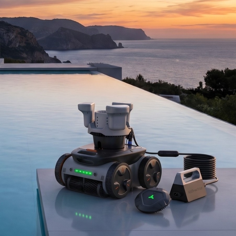 Pool Robot Cleaner Cordless - Addotron Factory Direct Draadloze Zwembadrobot voor