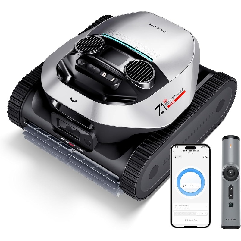 Pool Cleaner Robot With App - DREAME Draadloze robotische zwembadreiniger, LiFi &