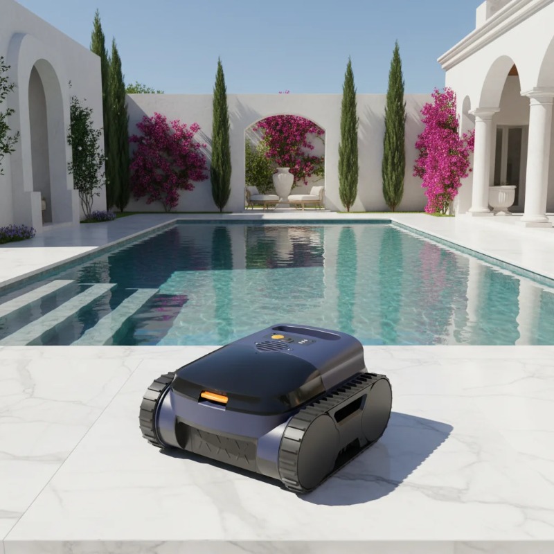 Robotic Pool Cleaner Wall Climbing - Airo Draadloze Robotische Zwembadreiniger met Slimme