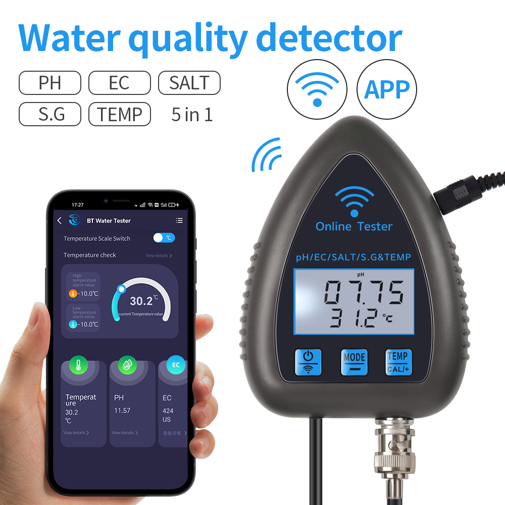 Tuya Wifi 5 In 1 Waterkwalitei - Pool Test Kit Digital recensie en prijs