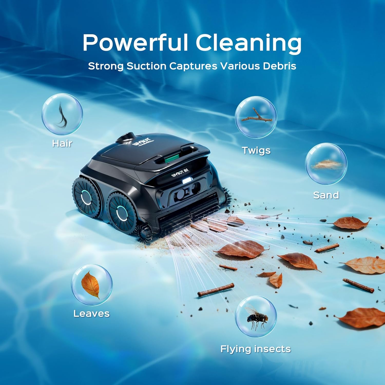 B1 Draadloze zwembadreinigings - Robotic Pool Cleaner Wall Climbing recensie en prijs