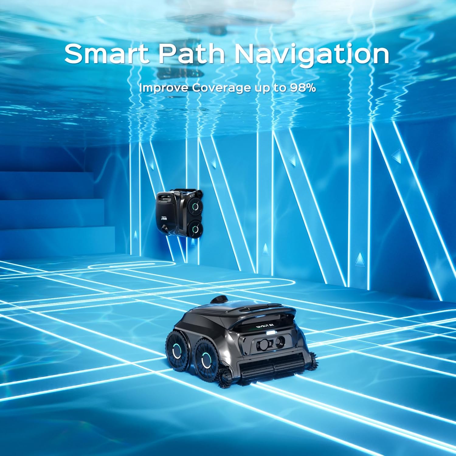 B1 Draadloze zwembadreinigings - Robotic Pool Cleaner Wall Climbing recensie en prijs
