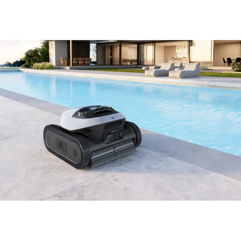 Draadloze robot zwembadreinige - Robotic Pool Cleaner Wall Climbing recensie en prijs