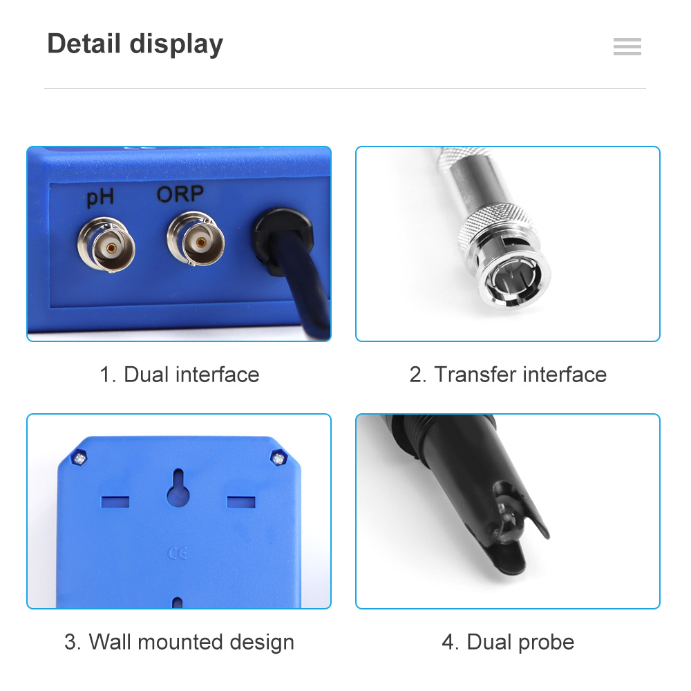 2-in-1 PH ORP-controller PH-80 - Pool Test Kit Digital recensie en prijs