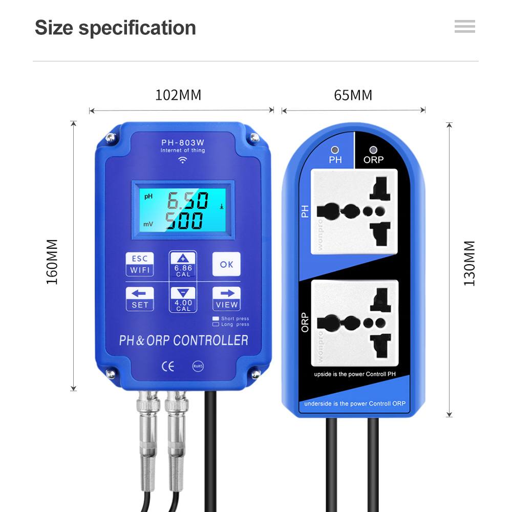 2-in-1 PH ORP-controller PH-80 - Pool Test Kit Digital recensie en prijs