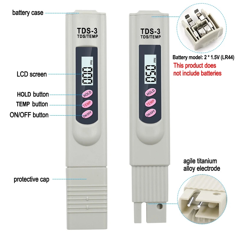 1/3 stuks draagbare LCD digita - Pool Test Kit Digital recensie en prijs