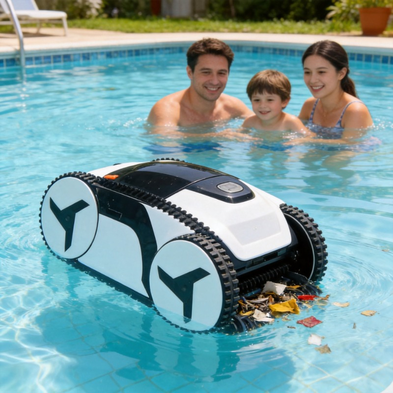 Zwembadreinigingsrobot, app-ge - Pool Robot Cleaner Cordless recensie en prijs