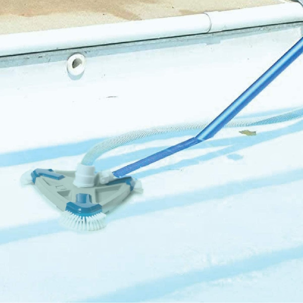 Driehoekige zwembadzuigkop Gew - Pool Vacuum Head Brush recensie en prijs