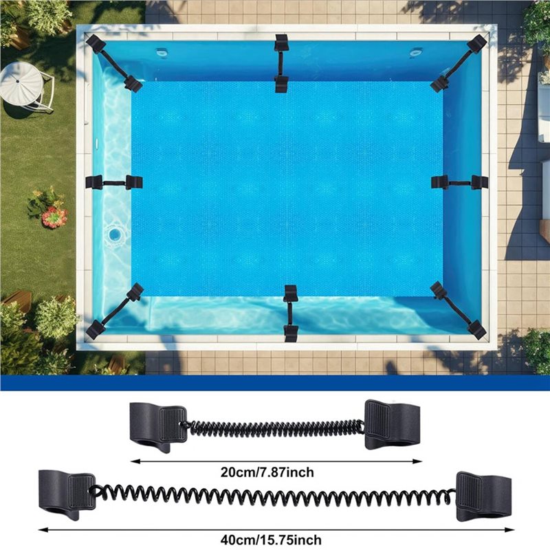24 stuks zwembadafdekingsclips - Pool Cover Reel Above Ground recensie en prijs