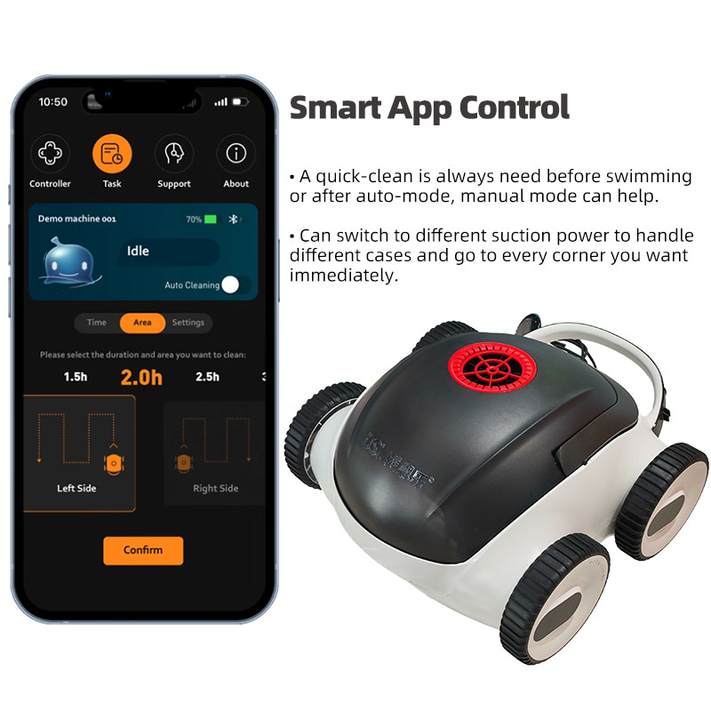 Draadloze robotische zwembadre - Pool Robot Cleaner Cordless recensie en prijs