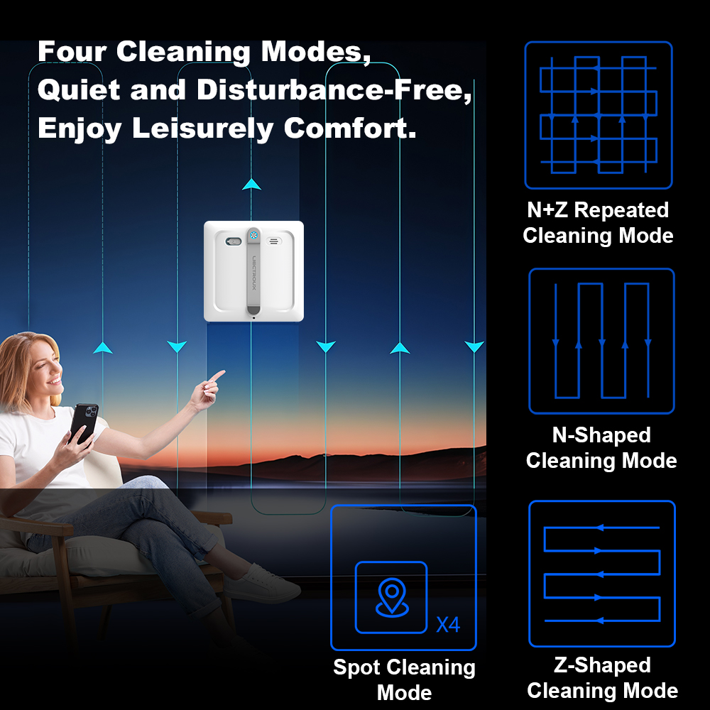 Raamreinigingsrobot Liectroux  - Robotic Pool Cleaner Wall Climbing recensie en prijs