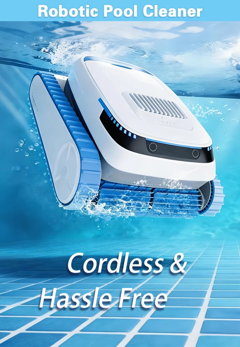 PC20 QD-40 Draadloze Zwembadro - Robotic Pool Cleaner Wall Climbing recensie en prijs