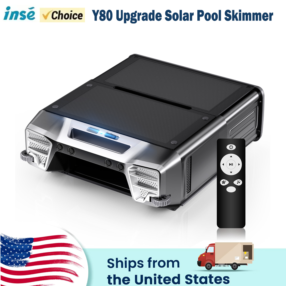 Y80 Solar Pool Skimmer Robotac - Pool Robot Cleaner Cordless recensie en prijs