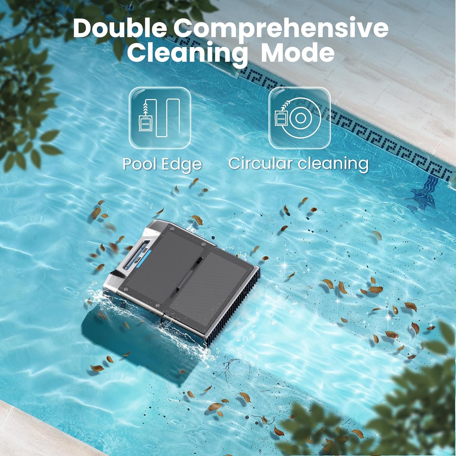 Y80 Solar Pool Skimmer Robotac - Pool Robot Cleaner Cordless recensie en prijs