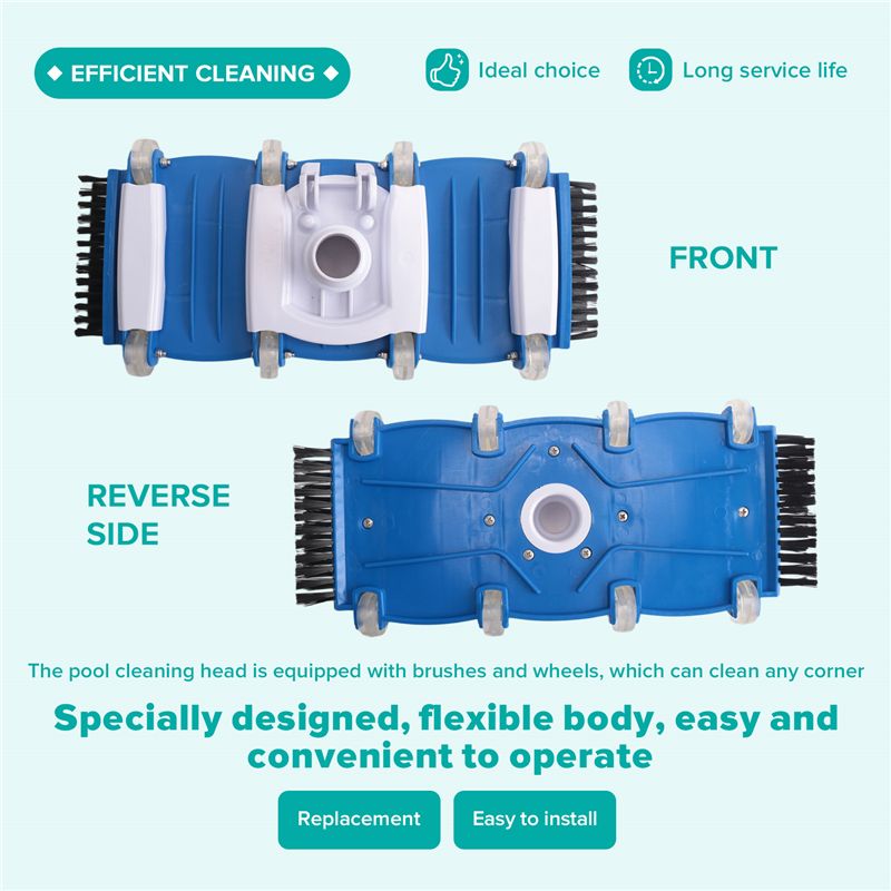 A89E-Zwembadreinigingsset - Zu - Pool Vacuum Head Brush recensie en prijs