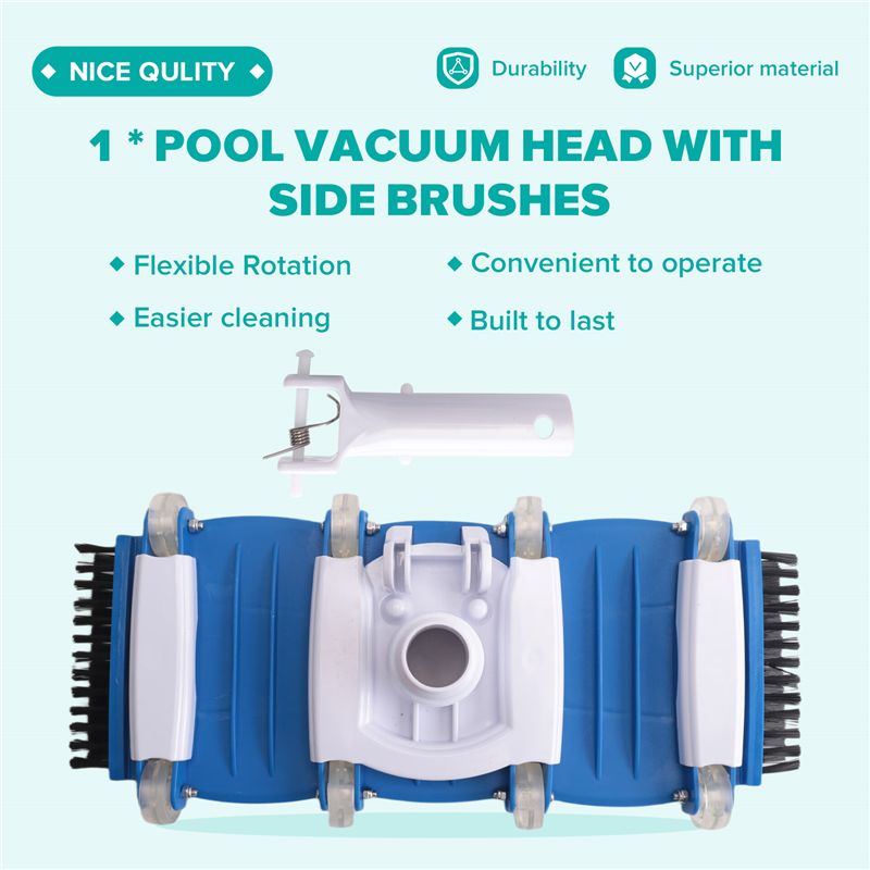 A89E-Zwembadreinigingsset - Zu - Pool Vacuum Head Brush recensie en prijs