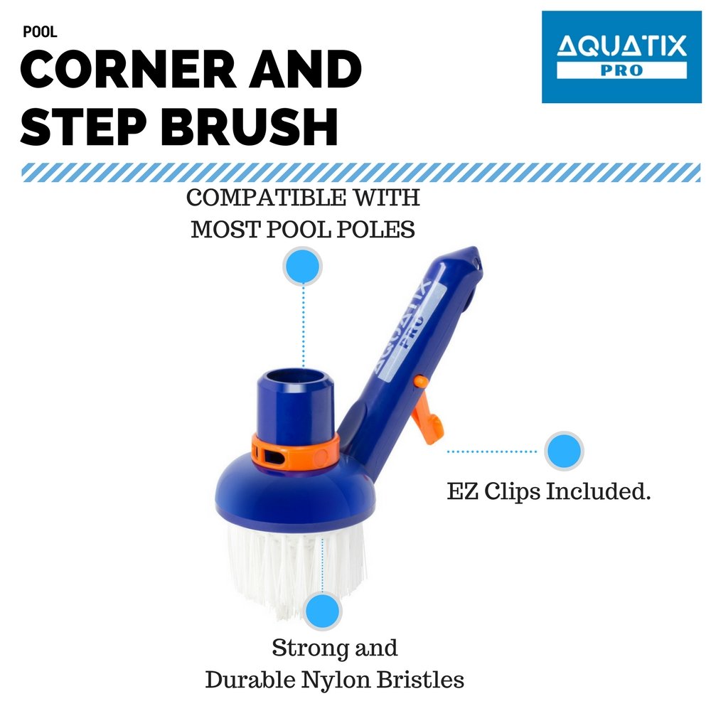 Zwembadzuigkop met nylon borst - Pool Vacuum Head Brush recensie en prijs