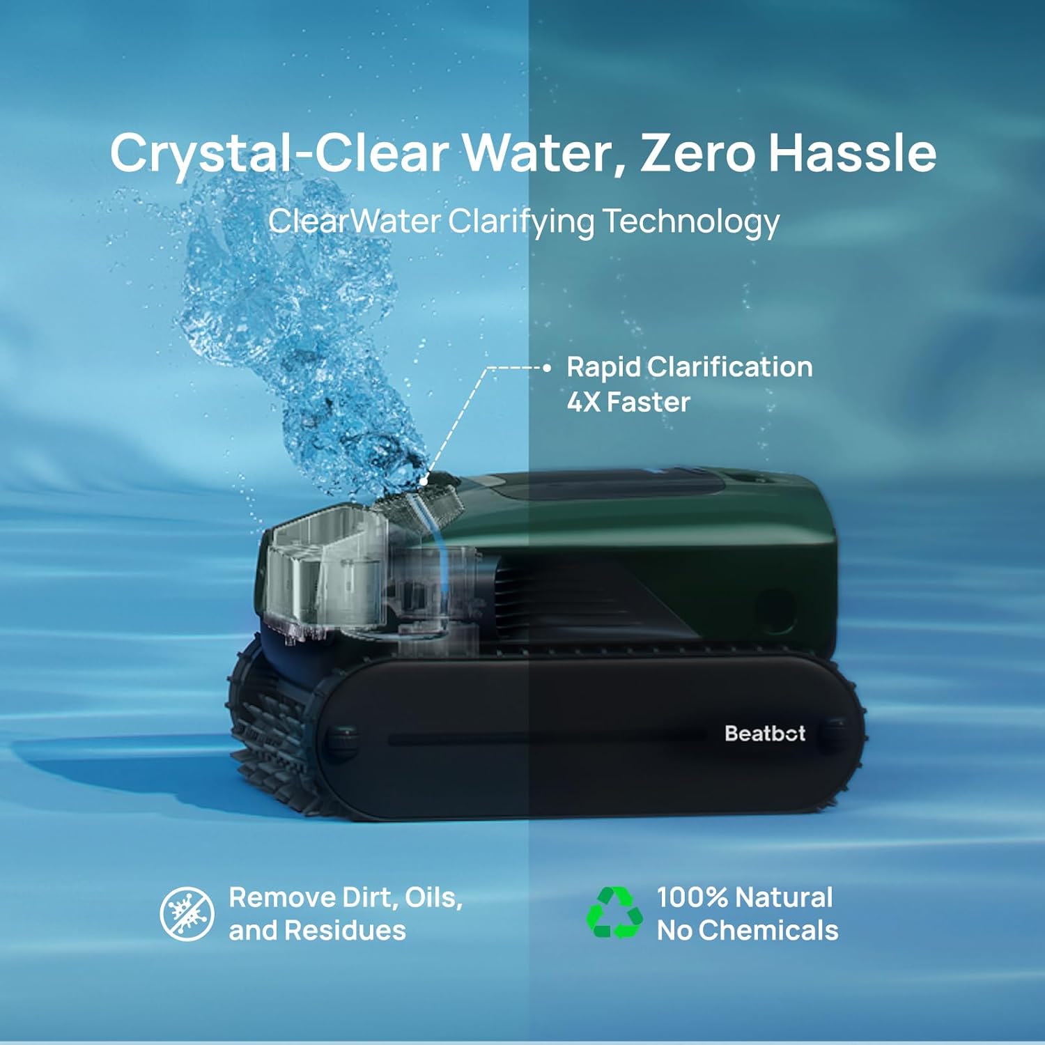 Slimme zwembadrobotreiniger Be - Pool Cleaner Robot With App recensie en prijs