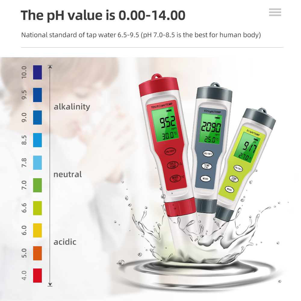 PH Meter Waterdichte PH/TDS/EC - Pool Test Kit Digital recensie en prijs