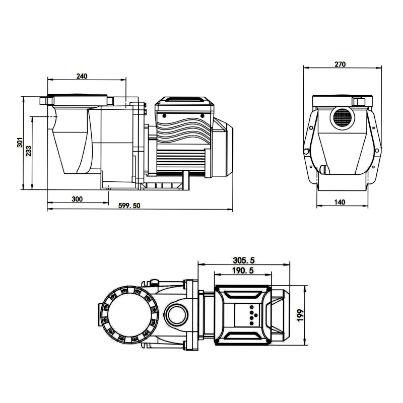 1/1,5/2/2,5/3 PK Variabele Sne - Pool Pump 2Hp Variable Speed recensie en prijs